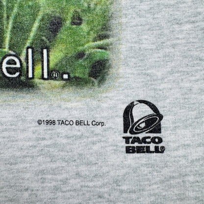 90s タコベル TACOBELL タコス プロモT 企業T Tシャツ 犬 グレー L 1998 co-x-2505-009