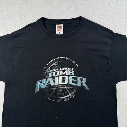 00s 映画 TOMB RAIDER タコベル トゥームレイダー Tシャツ 黒 L co-x-2505-010