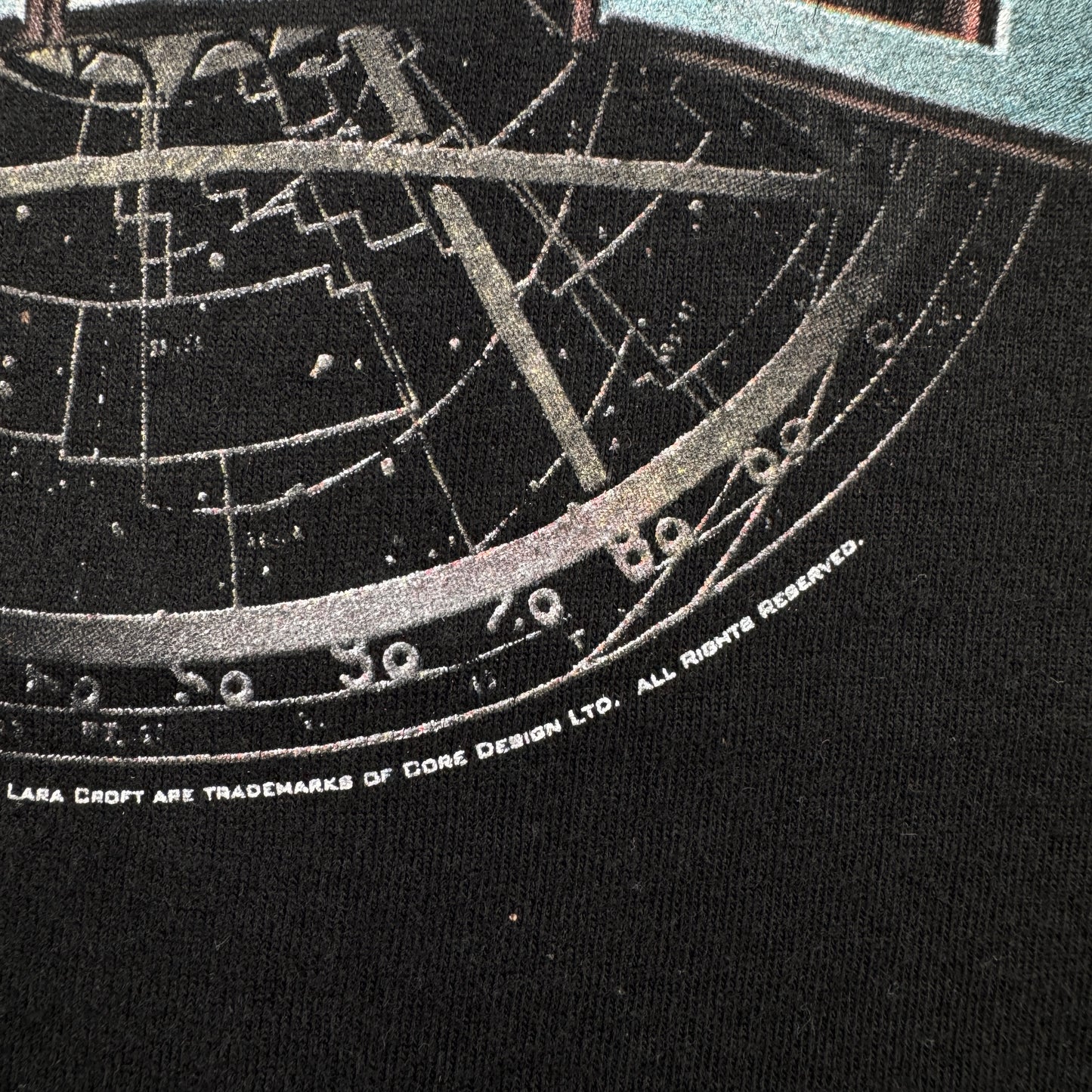 00s 映画 TOMB RAIDER タコベル トゥームレイダー Tシャツ 黒 L co-x-2505-010