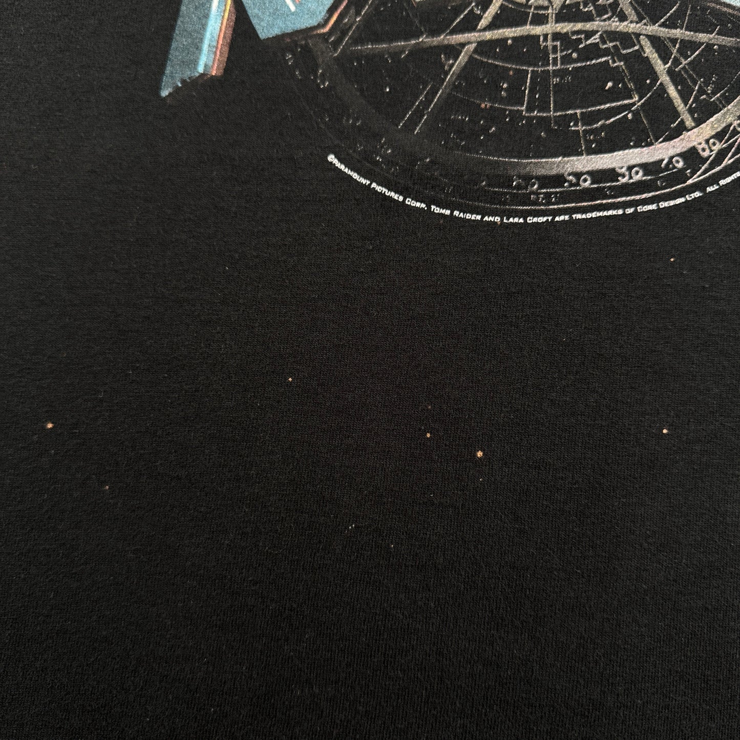 00s 映画 TOMB RAIDER タコベル トゥームレイダー Tシャツ 黒 L co-x-2505-010