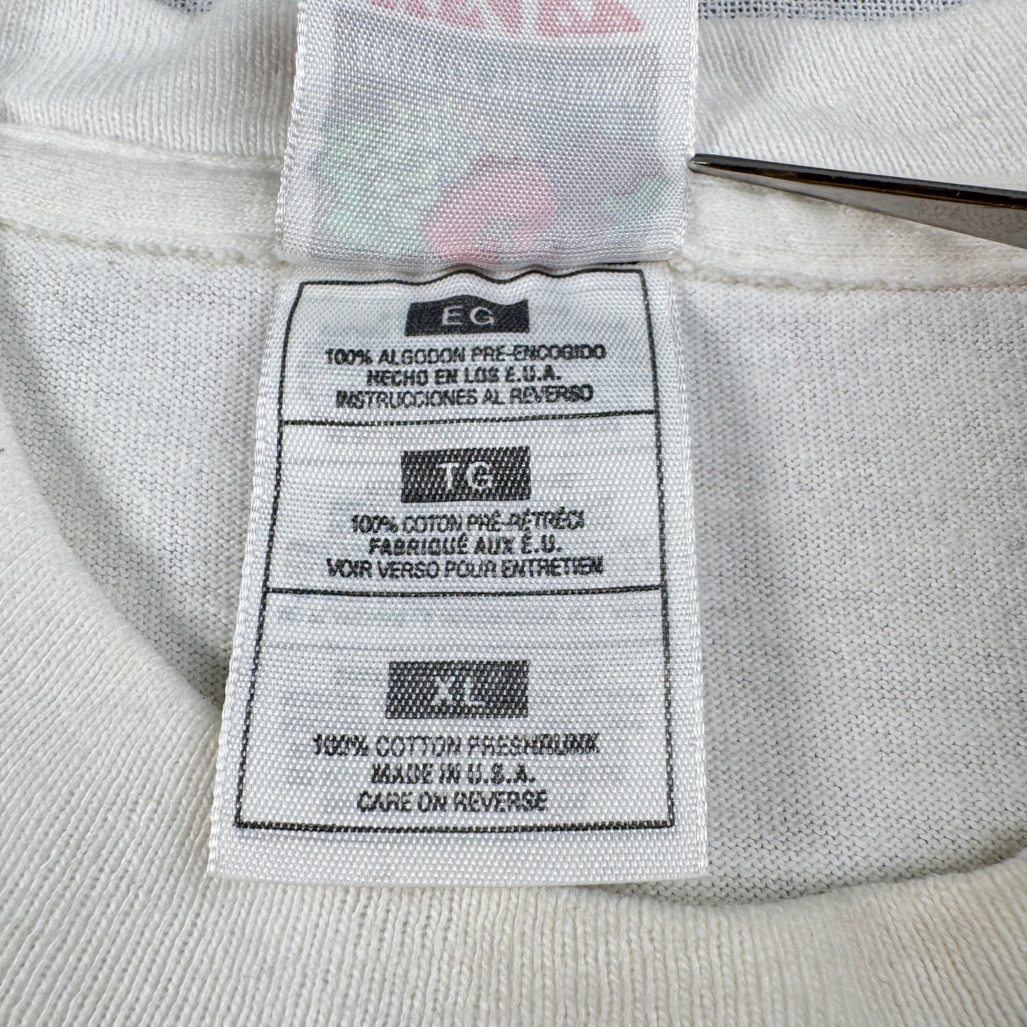 90s 企業T エロT コンドーム プロモT USA製 lifestyles condoms 白 XL Tシャツ co-x-2505-012