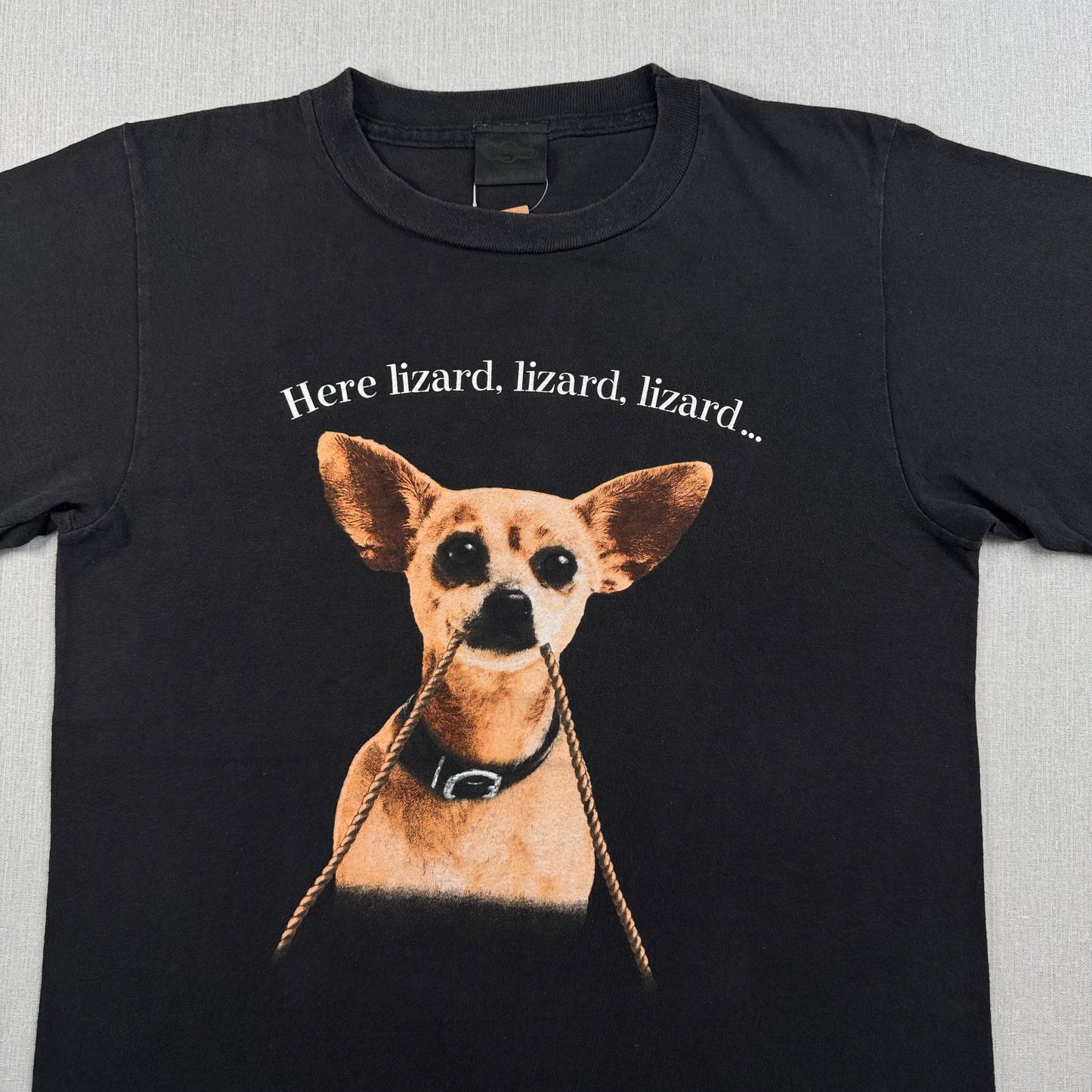 90s タコベル TACOBELL タコス プロモT 企業T Tシャツ USA製 犬 チワワ 黒 lizard 1998 changes シングルステッチ co-x-2505-016