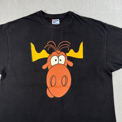 90s タコベル TACOBELL タコス プロモT 企業T Tシャツ USA製 犬 チワワ 黒 XL 1993 Hanes シングルステッチ co-x-2505-017