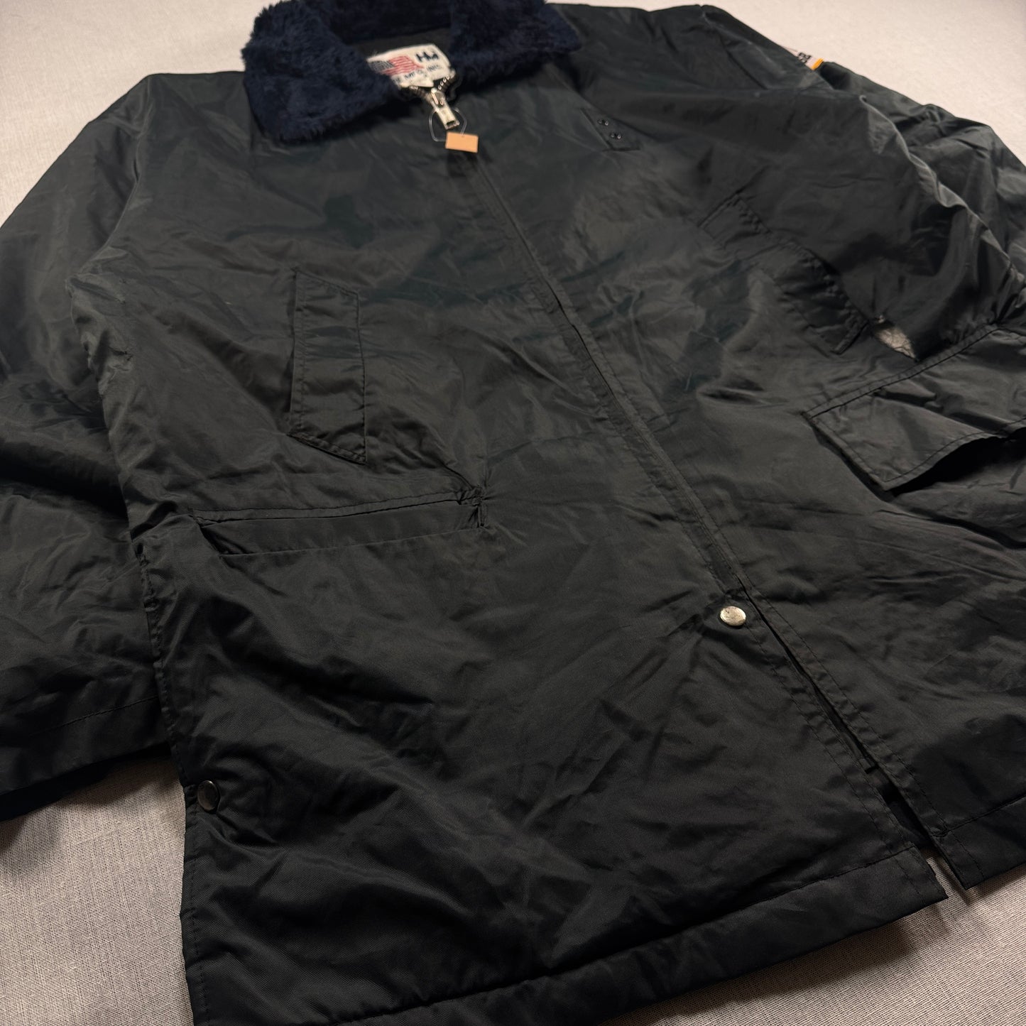 ヴィンテージ  セキュリティジャケット ワークジャケット ナイロン XL ja-u-2505-016