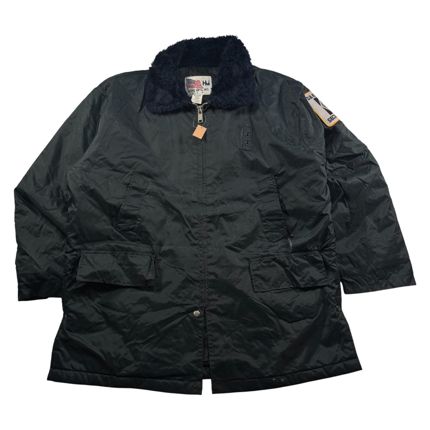 ヴィンテージ  セキュリティジャケット ワークジャケット ナイロン XL ja-u-2505-016