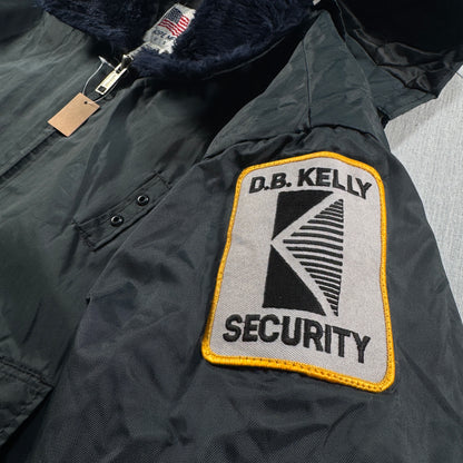 ヴィンテージ  セキュリティジャケット ワークジャケット ナイロン XL ja-u-2505-016