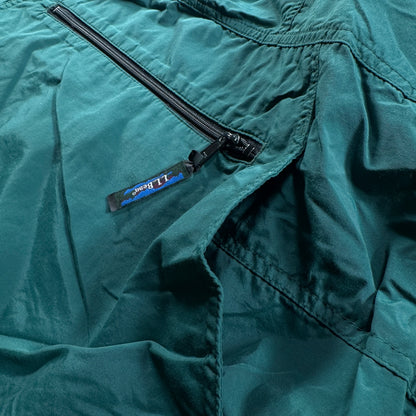 80s LLBean ナイロン アノラックパーカー グリーン M ja-u-2505-024
