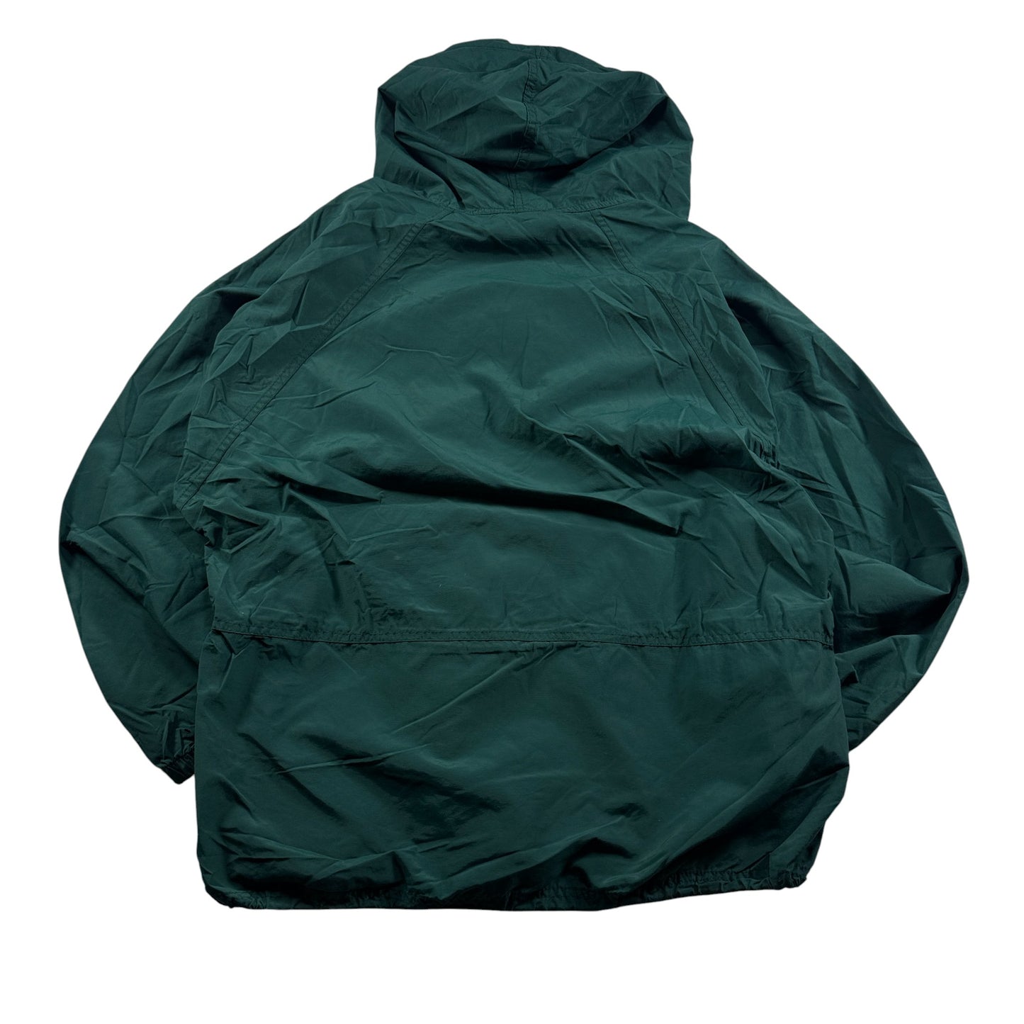 80s LLBean ナイロン アノラックパーカー グリーン M ja-u-2505-024