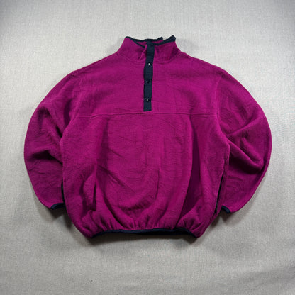 90s スナップT USA製 スポーツマスター POLARTEC フリース パープル M ja-u-2505-025