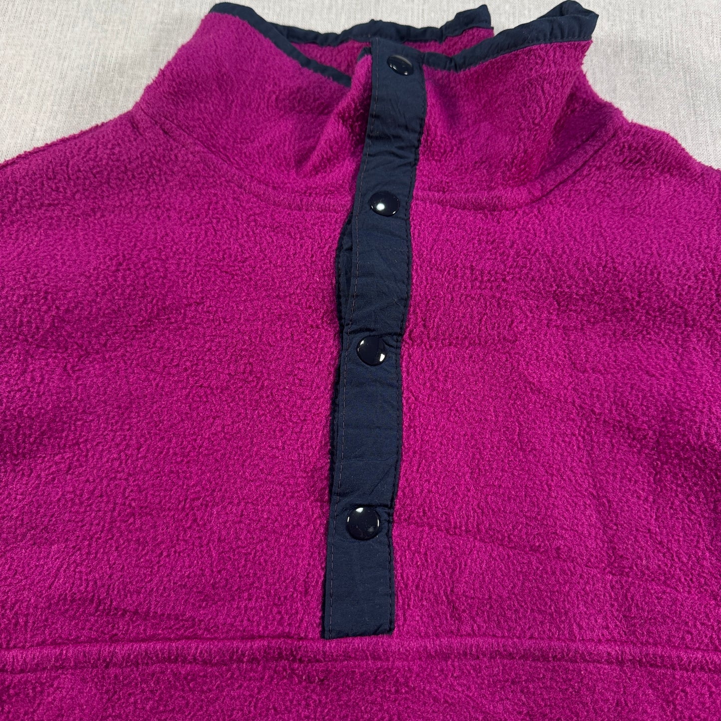 90s スナップT USA製 スポーツマスター POLARTEC フリース パープル M ja-u-2505-025