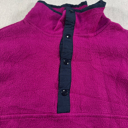 90s スナップT USA製 スポーツマスター POLARTEC フリース パープル M ja-u-2505-025