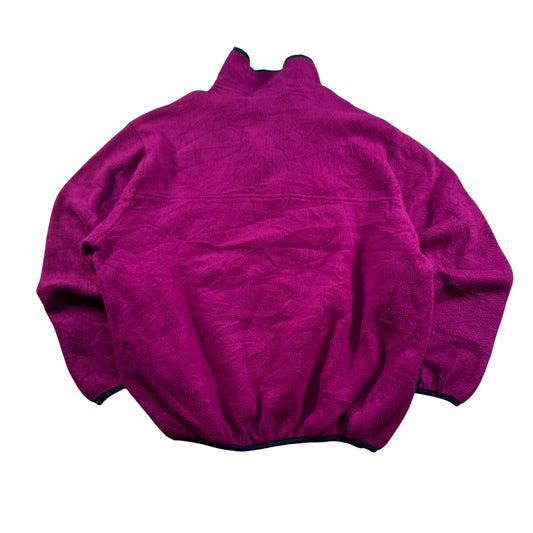 90s スナップT USA製 スポーツマスター POLARTEC フリース パープル M ja-u-2505-025