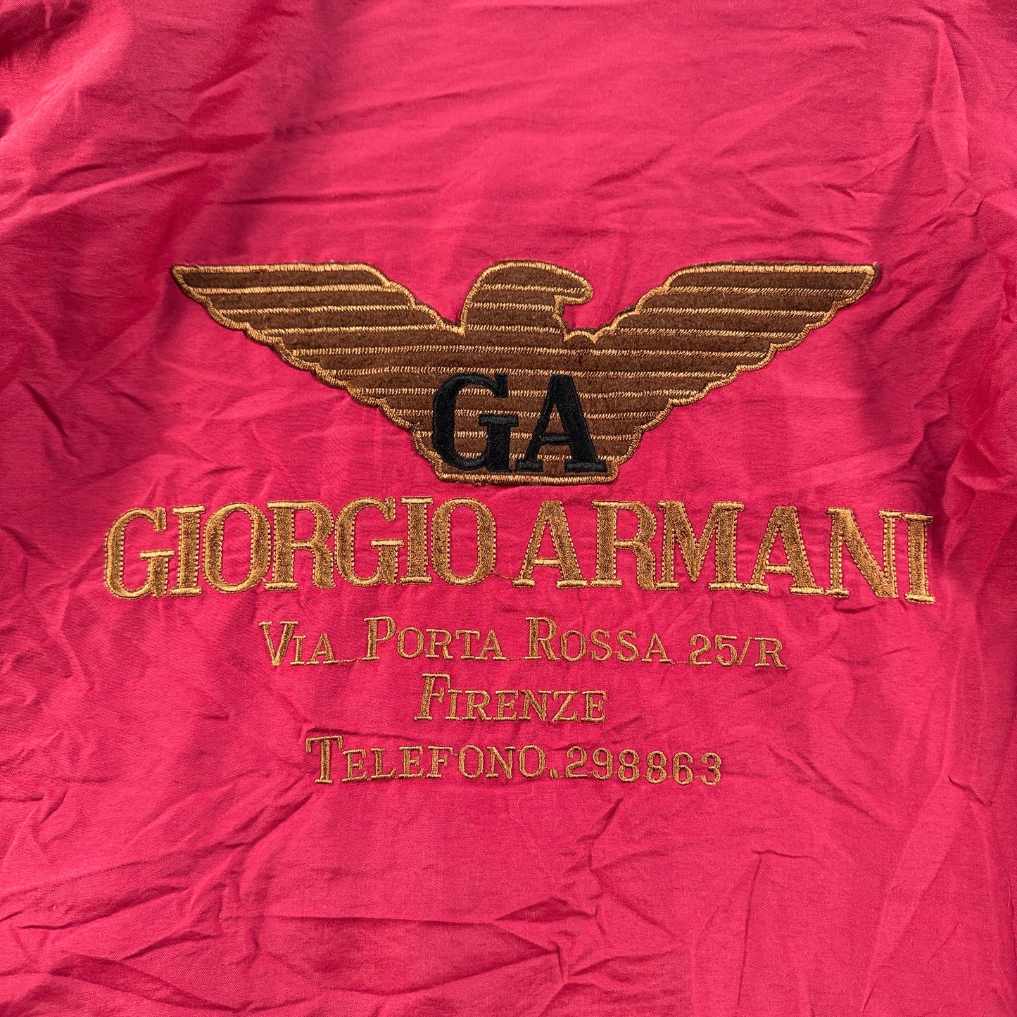 ジョルジオ アルマーニ MA1 ボンバージャケット ミリタリー ビンテージ ja-u-2505-029