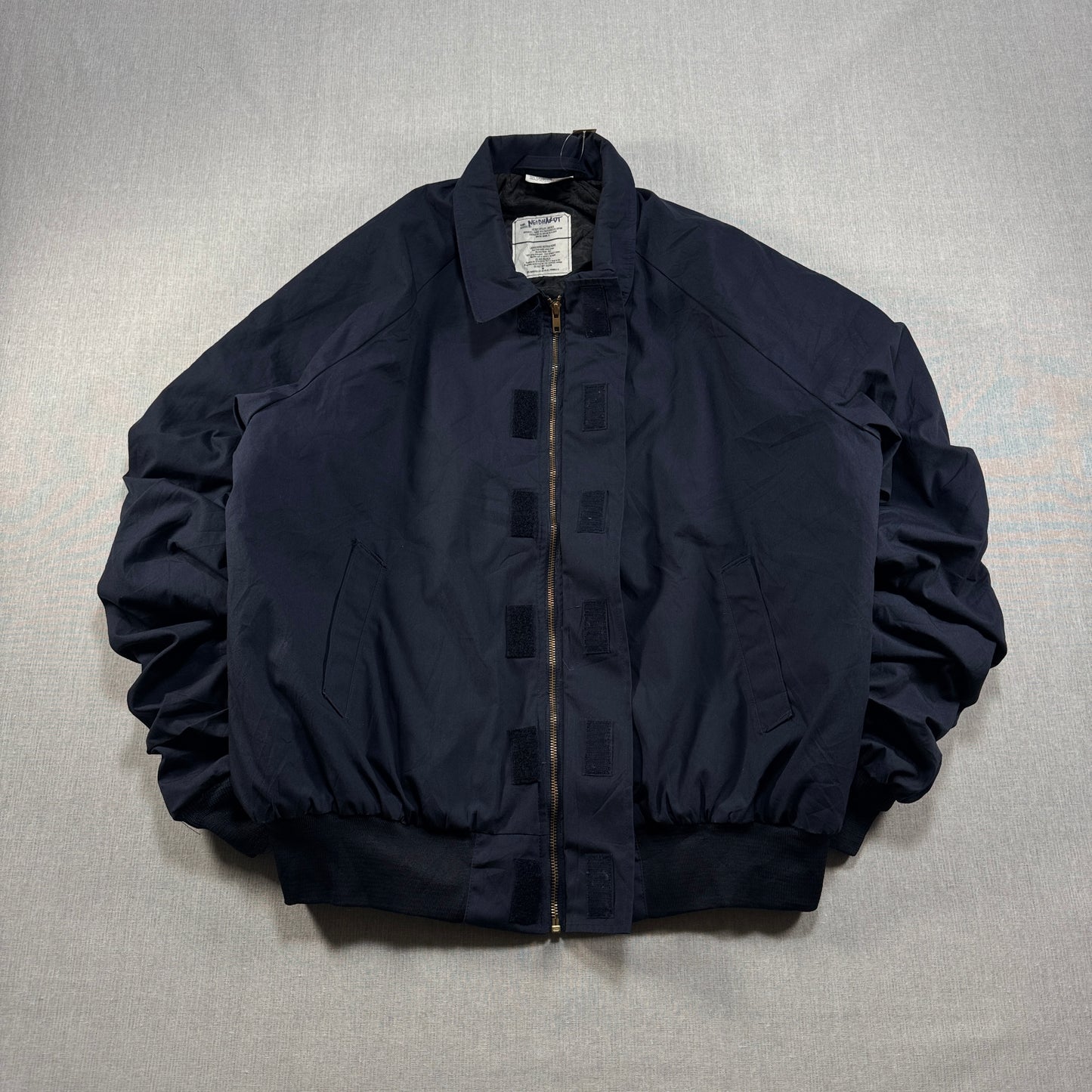 90s U.S.NAVY ユーティリティジャケット ネイビー 米軍 ミリタリー ja-u-2505-033