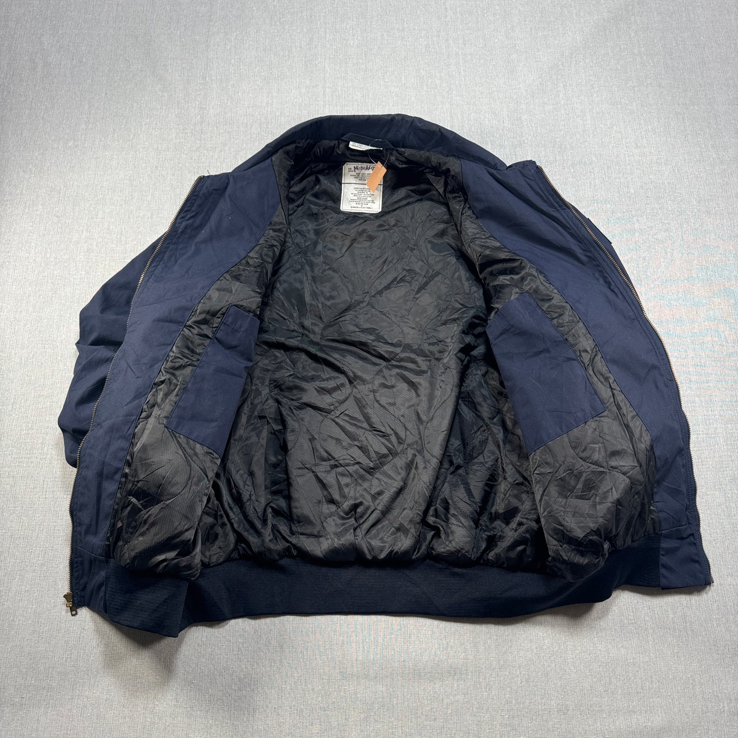 90s U.S.NAVY ユーティリティジャケット ネイビー 米軍 ミリタリー ja-u-2505-033