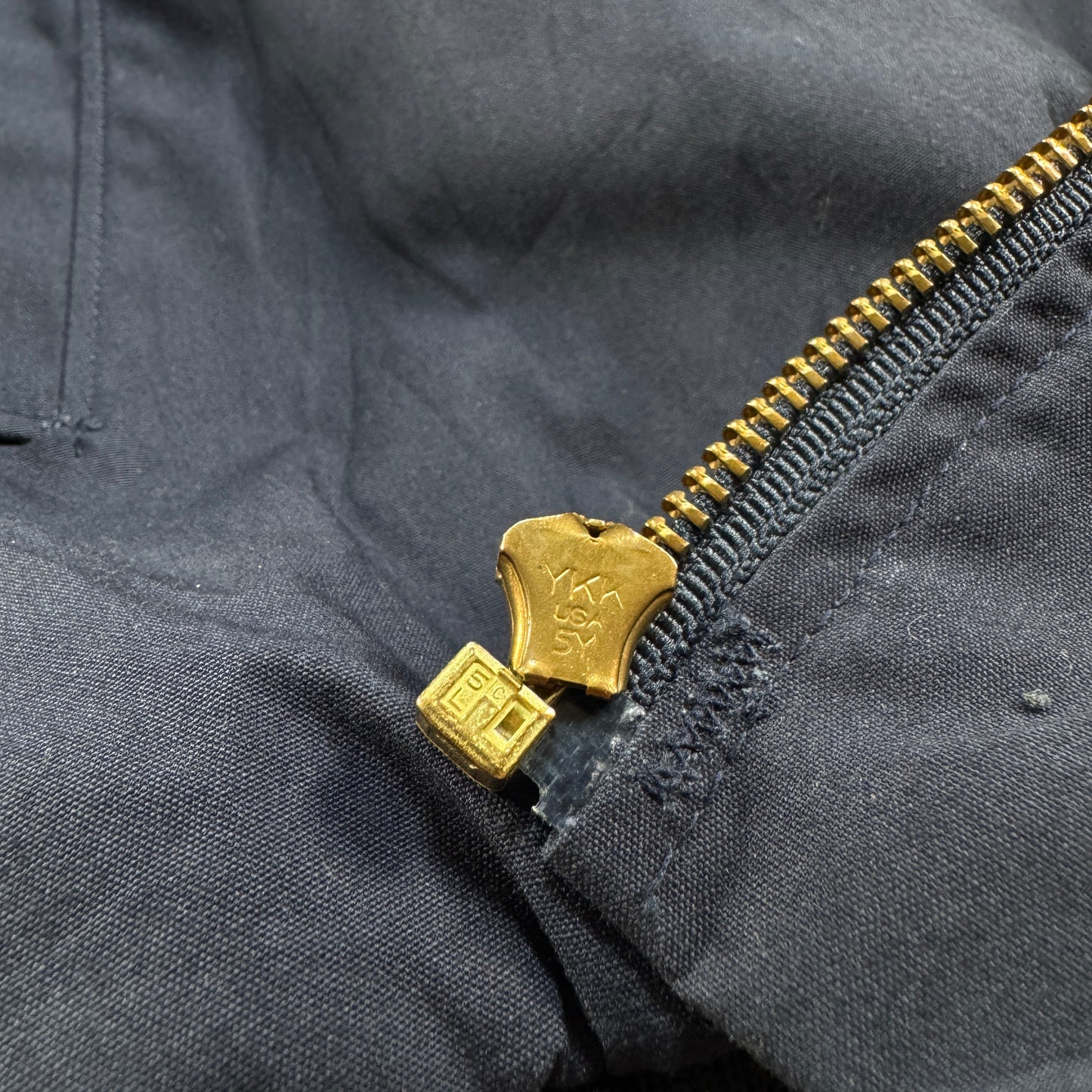 90s U.S.NAVY ユーティリティジャケット ネイビー 米軍 ミリタリー ja-u-2505-033