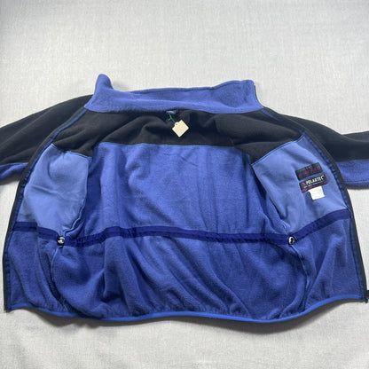 モンベル montbell フリース polartec ポーラテック 日本製 青 M ja-u-2505-035