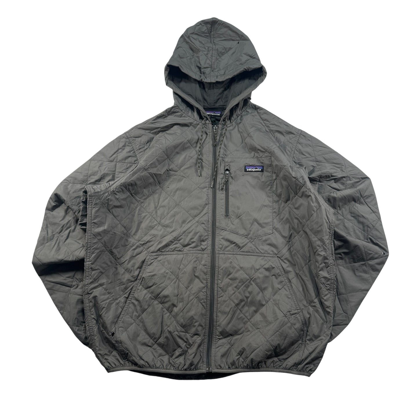 パタゴニア Patagonia ダイヤモンドキルトボマーフーディー グレー ja-u-2505-036