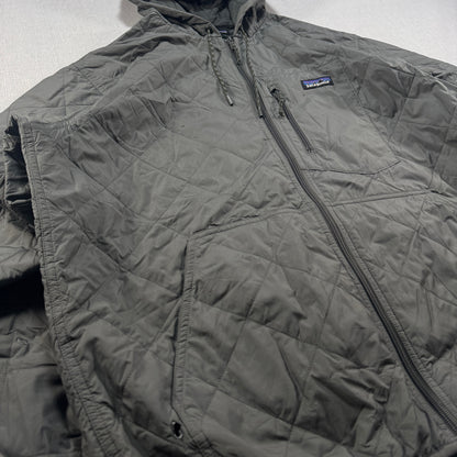 パタゴニア Patagonia ダイヤモンドキルトボマーフーディー グレー ja-u-2505-036