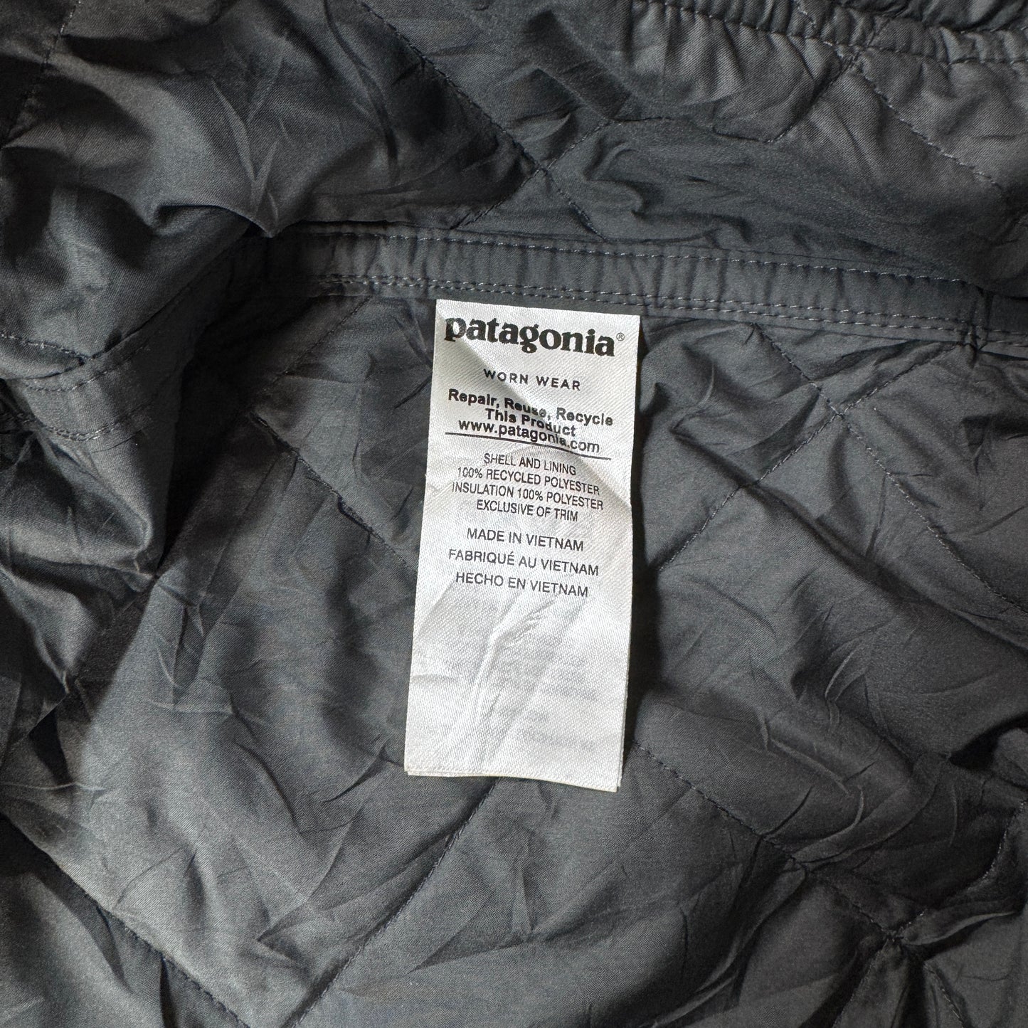 パタゴニア Patagonia ダイヤモンドキルトボマーフーディー グレー ja-u-2505-036