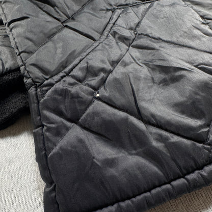 70s 80s キルティング ジャケット key imperial us army ジャケット 黒 ja-u-2505-037