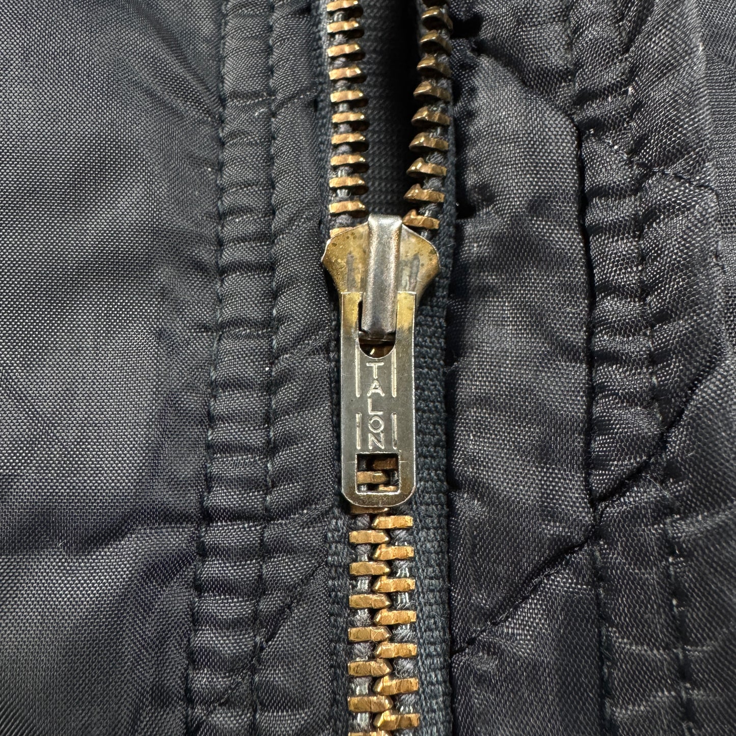 70s 80s キルティング ジャケット key imperial us army ジャケット 黒 ja-u-2505-037