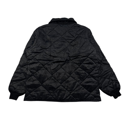 70s 80s キルティング ジャケット key imperial us army ジャケット 黒 ja-u-2505-037