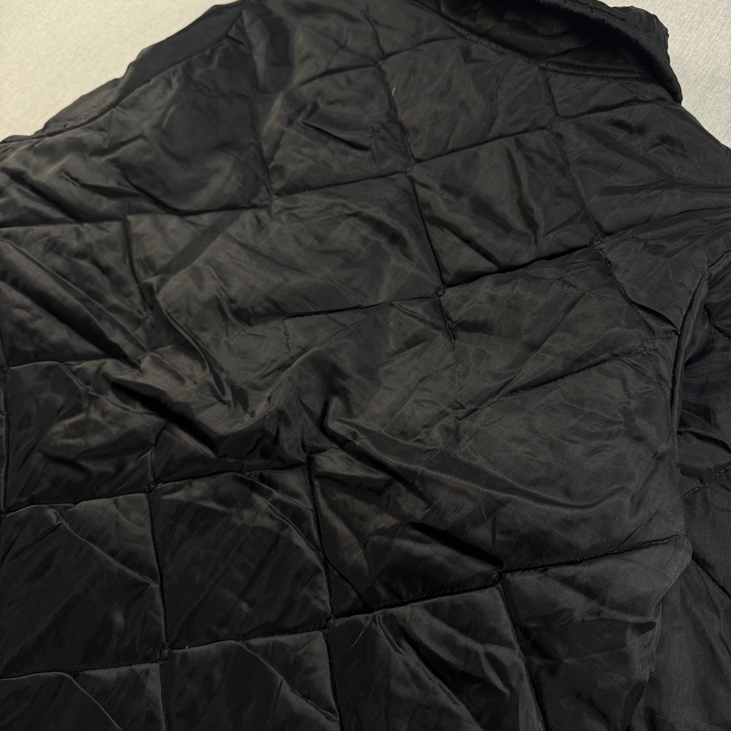 70s 80s キルティング ジャケット key imperial us army ジャケット 黒 ja-u-2505-037