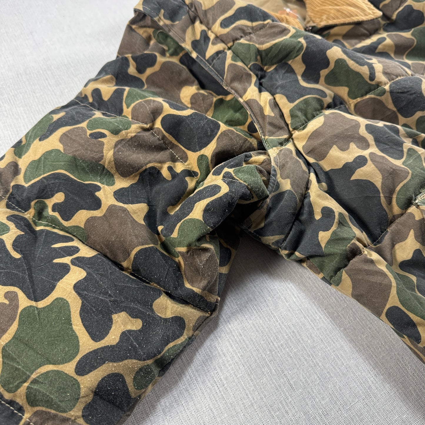 ハンティング ジャケット カモ柄　迷彩 コーデュロイ襟 リバーシブルジャケット ベスト ja-u-2505-052