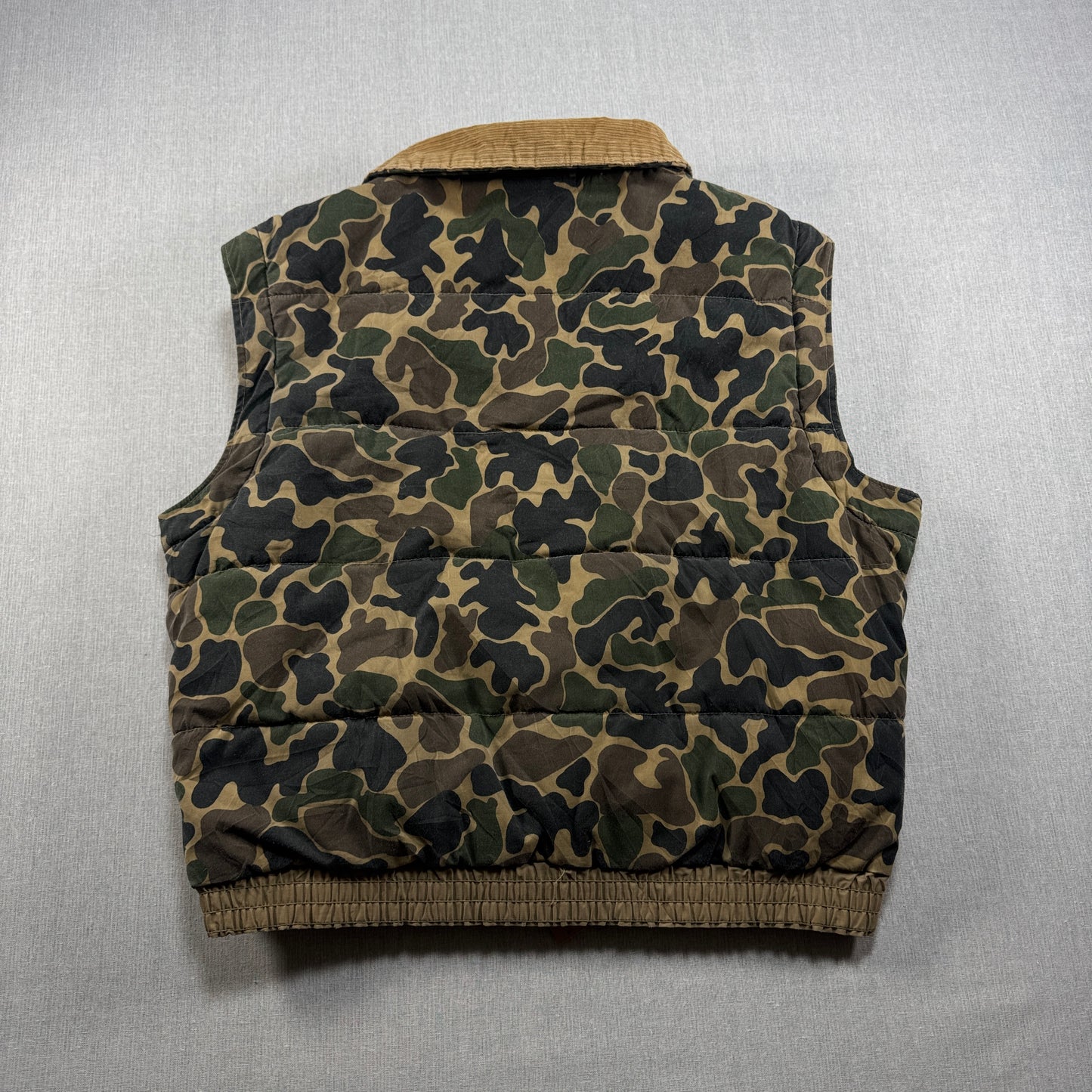 ハンティング ジャケット カモ柄　迷彩 コーデュロイ襟 リバーシブルジャケット ベスト ja-u-2505-052