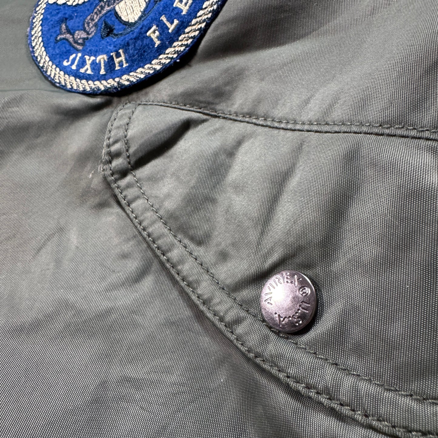 AVIREX MA-1 flight jacket 虎 ワッペン 刺繍　M ja-u-2505-053
