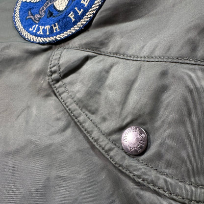 AVIREX MA-1 flight jacket 虎 ワッペン 刺繍　M ja-u-2505-053