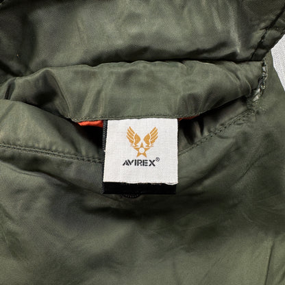 AVIREX MA-1 flight jacket 虎 ワッペン 刺繍　M ja-u-2505-053