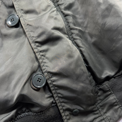 80s 米軍実物 アルファ N-2B フライトジャケット USA製 カーキ IDEAL ja-u-2505-054