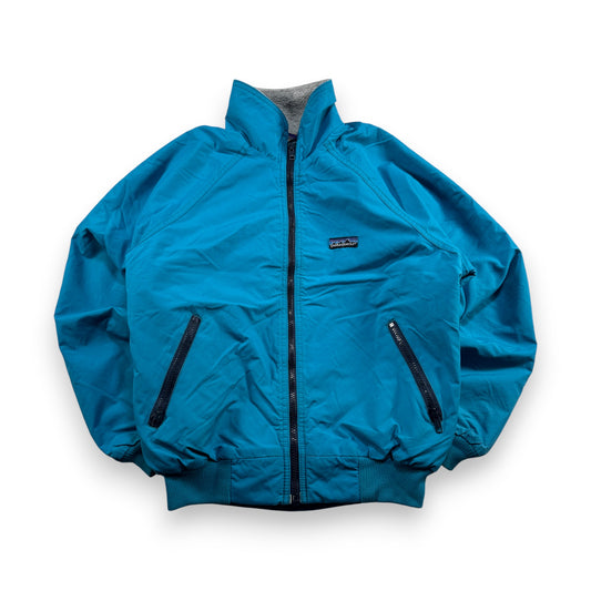 80s USA製 patagonia シェルドシンチラ 三角タグ 水色 ターコイズ ja-u-2505-055