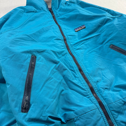 80s USA製 patagonia シェルドシンチラ 三角タグ 水色 ターコイズ ja-u-2505-055