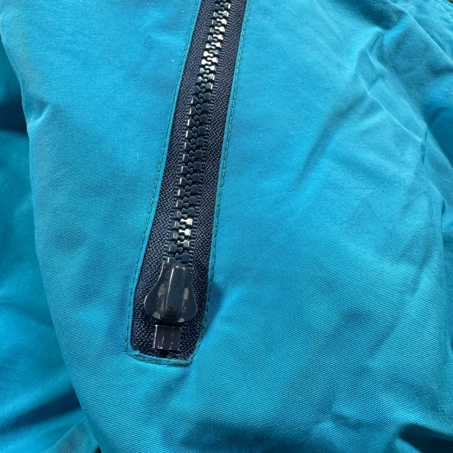 80s USA製 patagonia シェルドシンチラ 三角タグ 水色 ターコイズ ja-u-2505-055