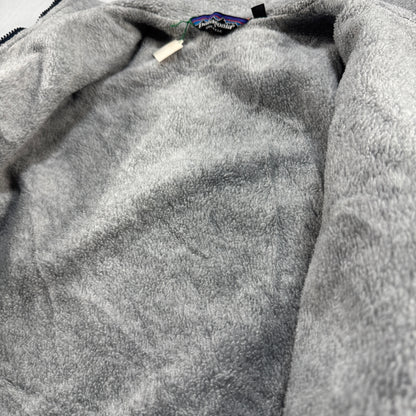 80s USA製 patagonia シェルドシンチラ 三角タグ 水色 ターコイズ ja-u-2505-055