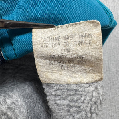 80s USA製 patagonia シェルドシンチラ 三角タグ 水色 ターコイズ ja-u-2505-055