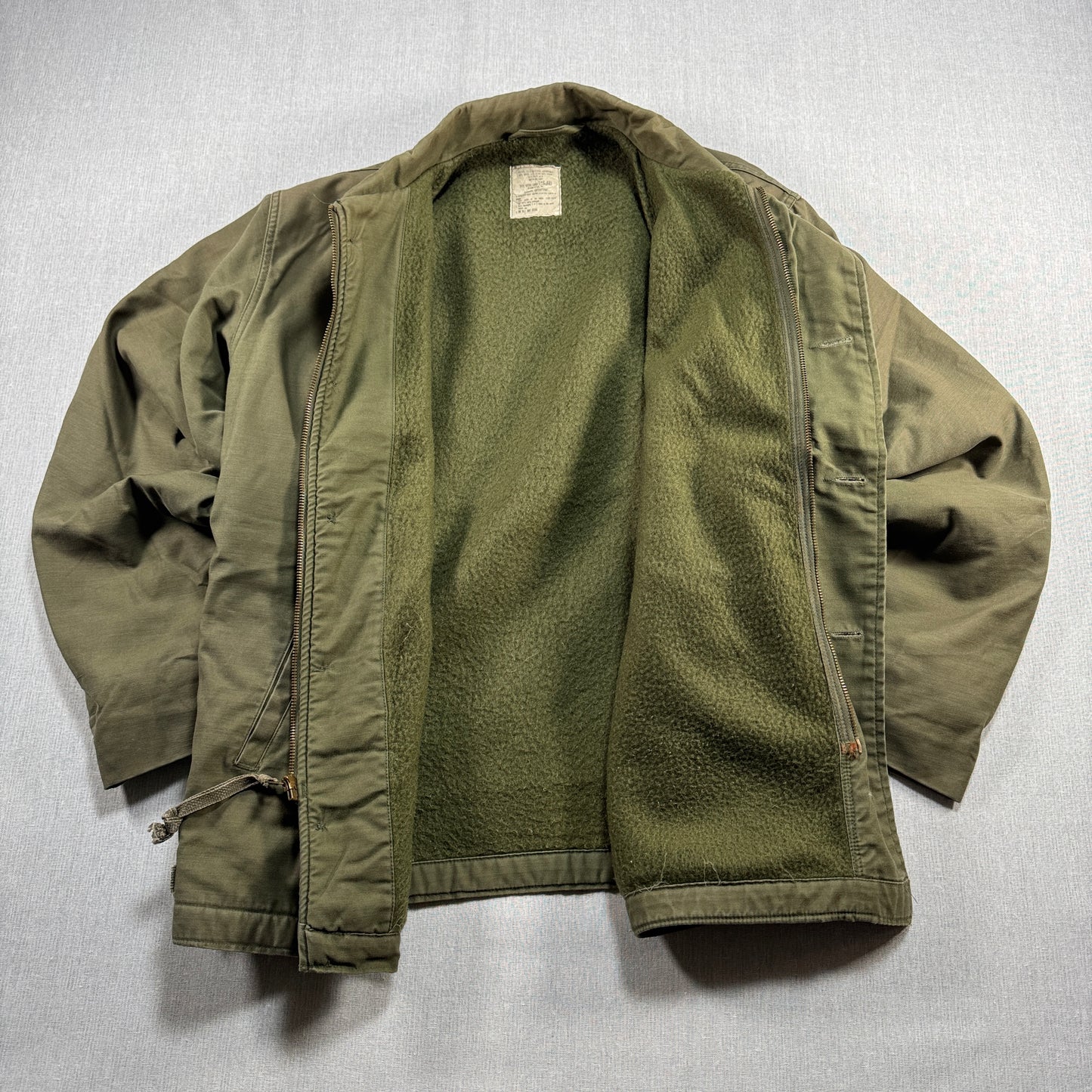 80s A2 デッキジャケット U.S.NAVY A-2 XLサイズ USA製 ja-u-2505-058