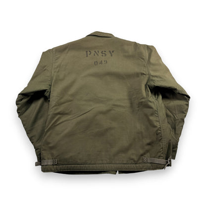 80s A2 デッキジャケット U.S.NAVY A-2 XLサイズ USA製 ja-u-2505-058
