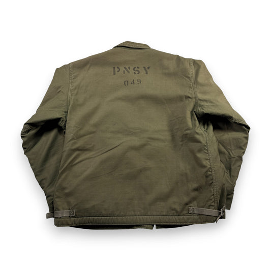 80s A2 デッキジャケット U.S.NAVY A-2 XLサイズ USA製 ja-u-2505-058
