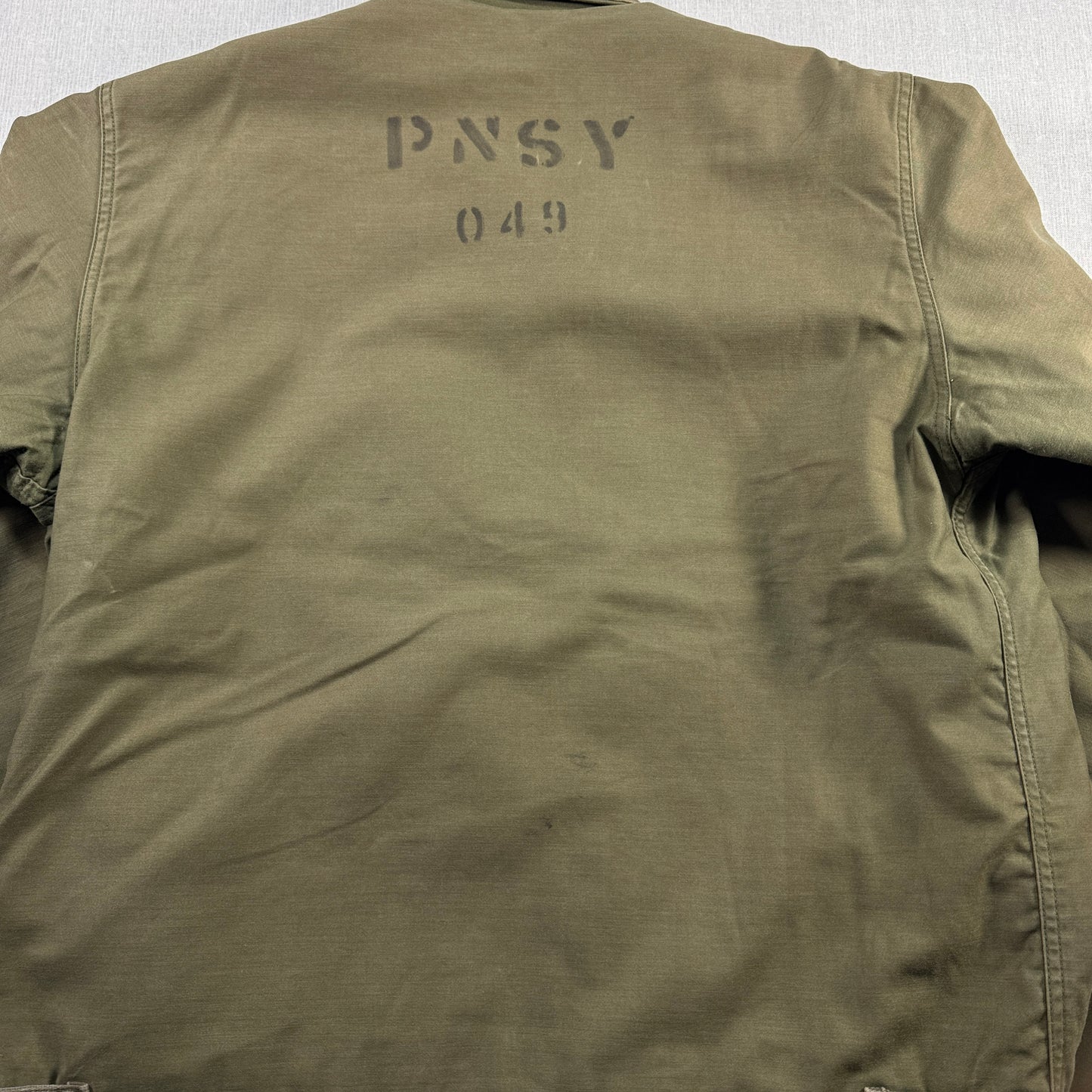 80s A2 デッキジャケット U.S.NAVY A-2 XLサイズ USA製 ja-u-2505-058