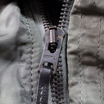 80s 米軍実物 アルファ N-2B フライトジャケット USA製 カーキ SCOVILL ja-u-2505-059