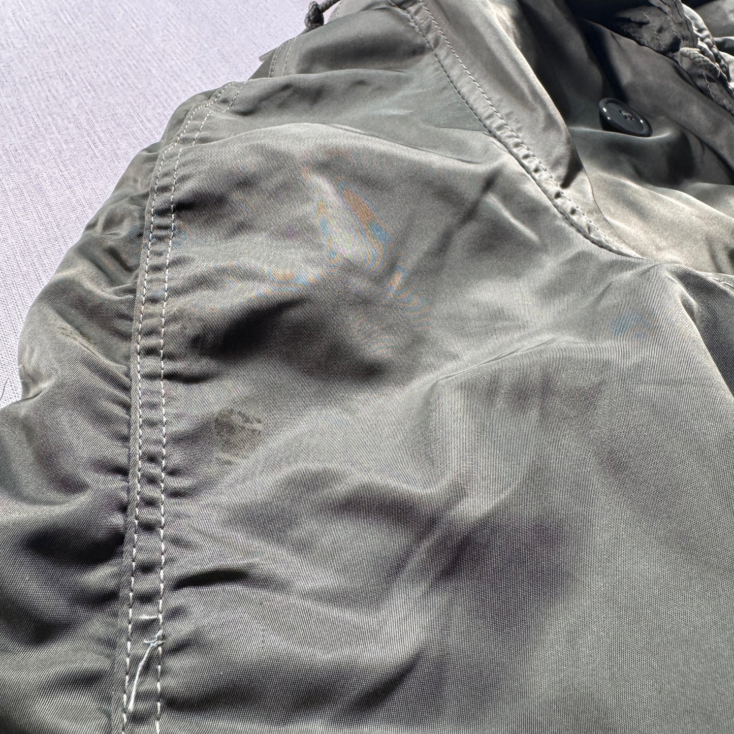 80s 米軍実物 アルファ N-2B フライトジャケット USA製 カーキ SCOVILL ja-u-2505-059