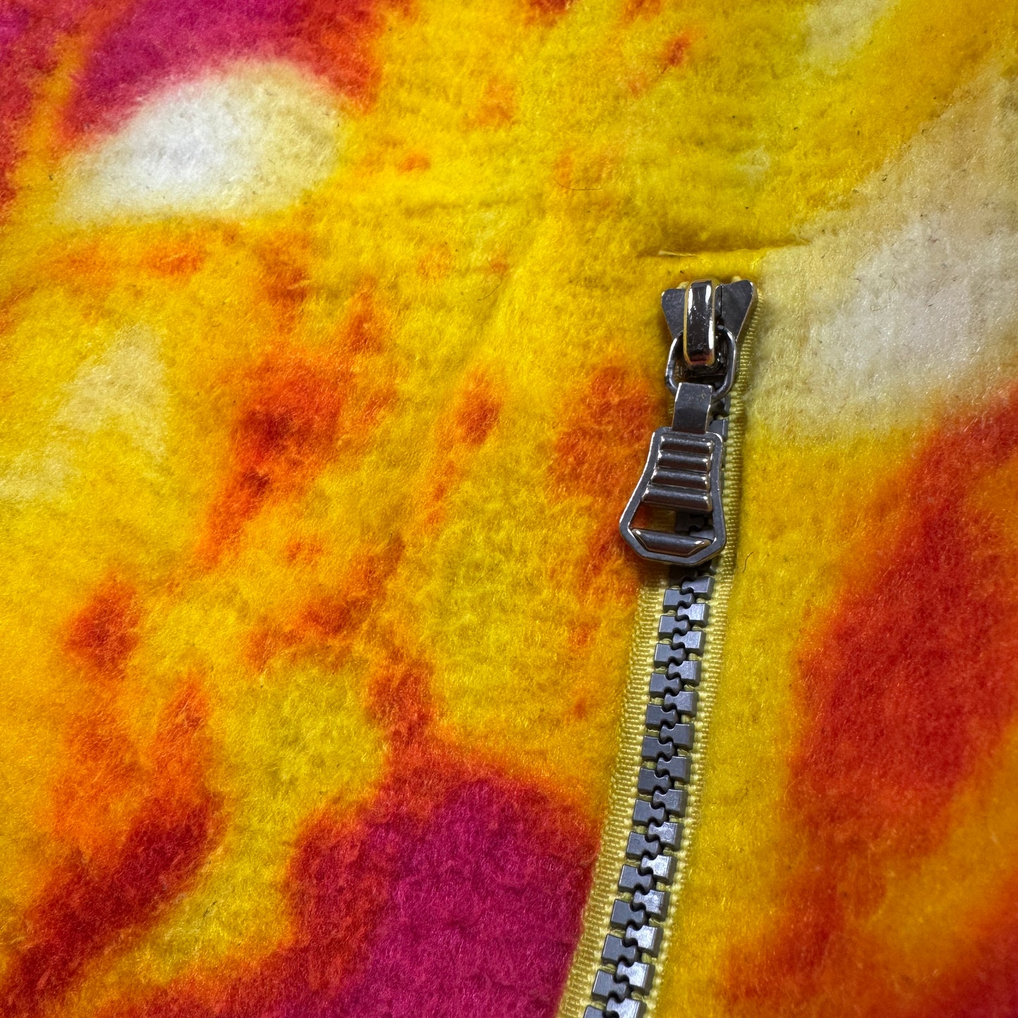 90s salomon サロモン フリース ハーフジップ ビンテージ 黄 赤 ja-u-2505-060