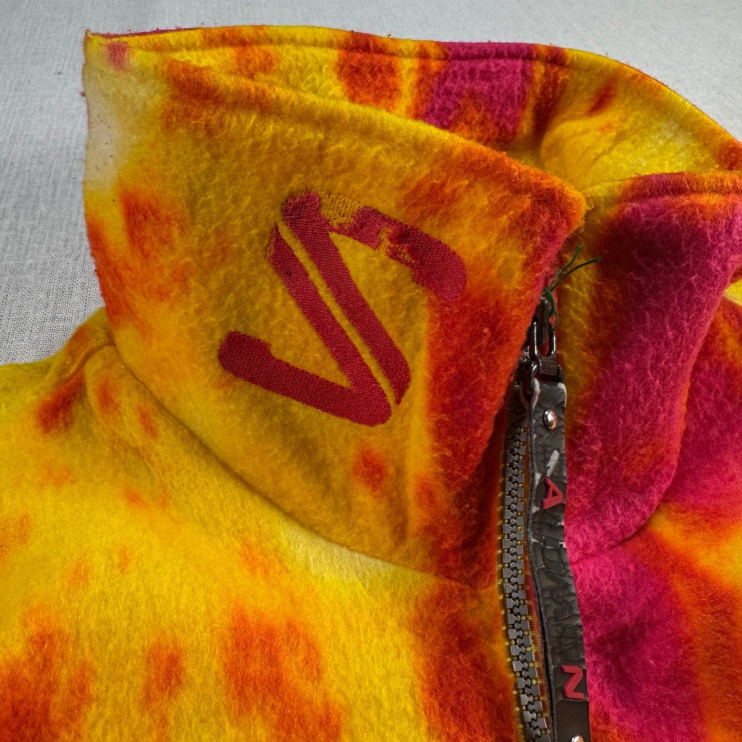 90s salomon サロモン フリース ハーフジップ ビンテージ 黄 赤 ja-u-2505-060