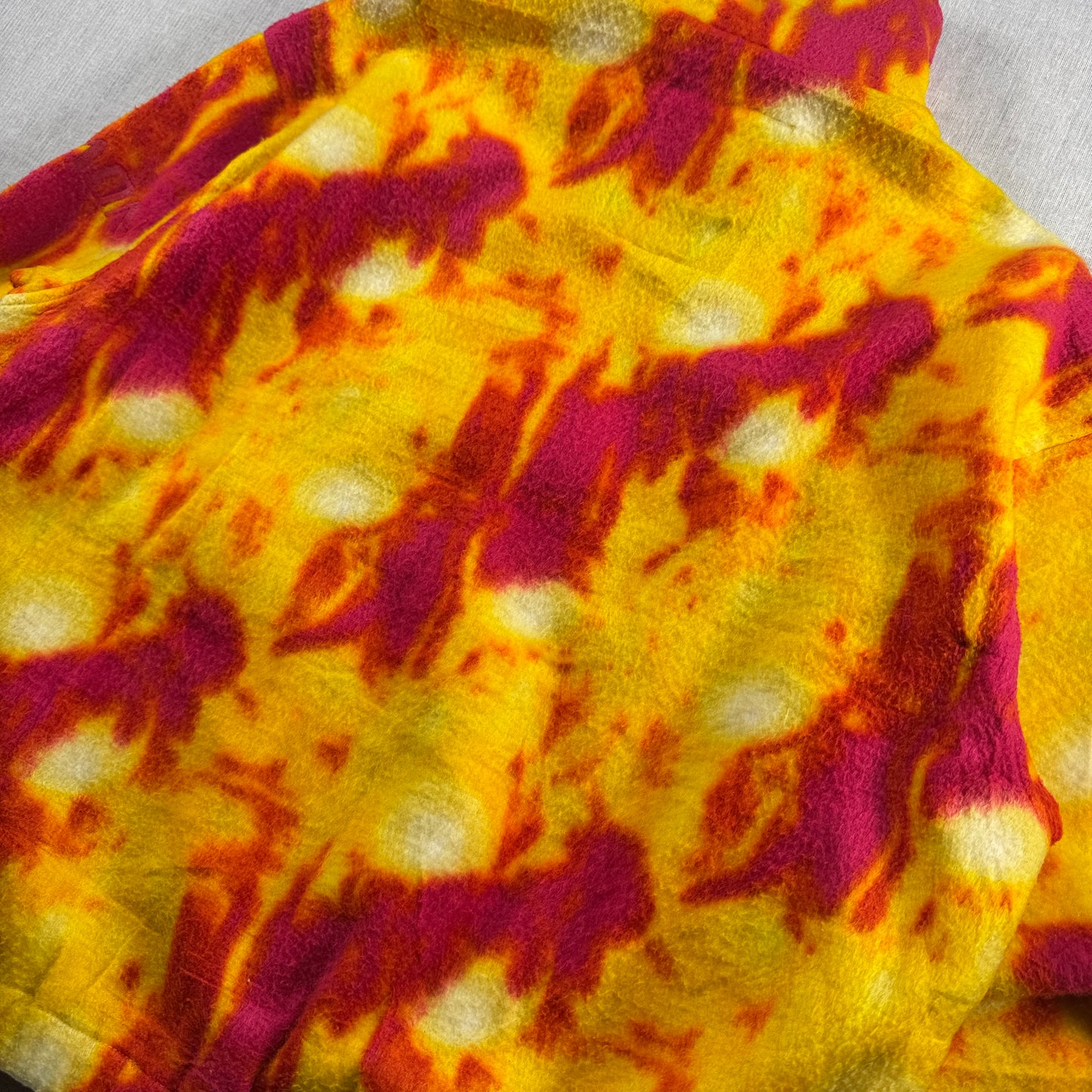 90s salomon サロモン フリース ハーフジップ ビンテージ 黄 赤 ja-u-2505-060