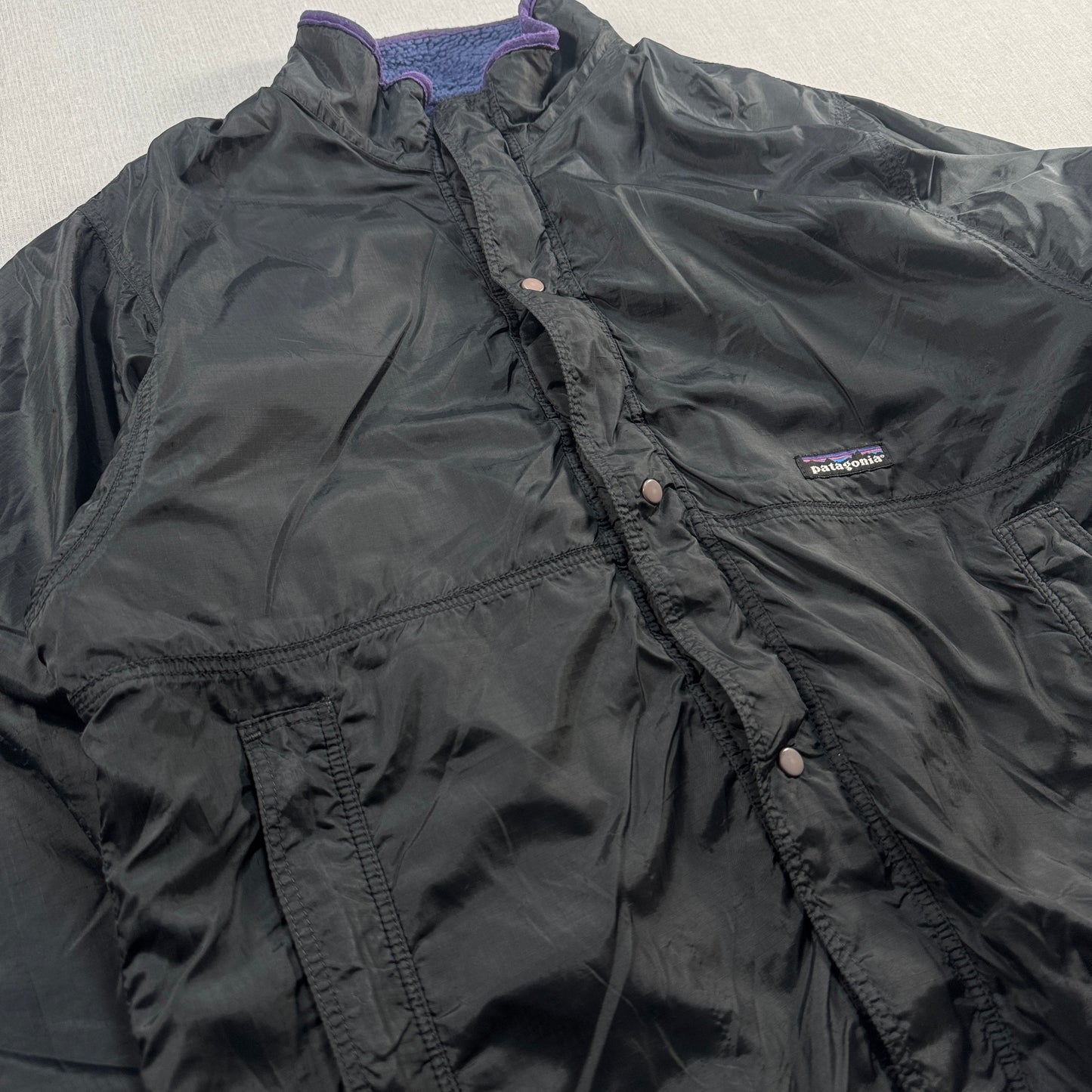 90s 雪無し パタゴニア グリセード プルシアンブルー M 93年 patagonia ja-u-2505-061