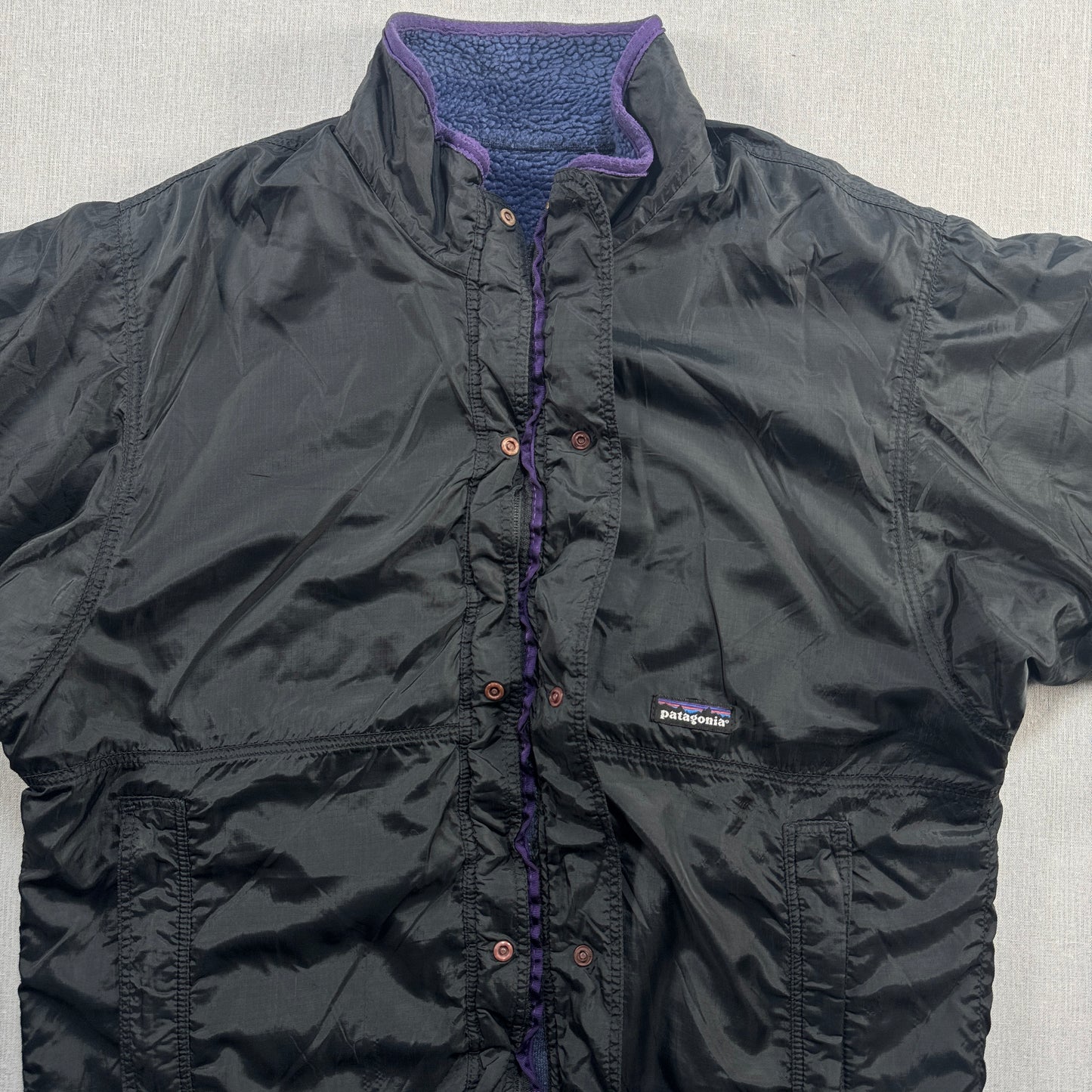 90s 雪無し パタゴニア グリセード プルシアンブルー M 93年 patagonia ja-u-2505-061